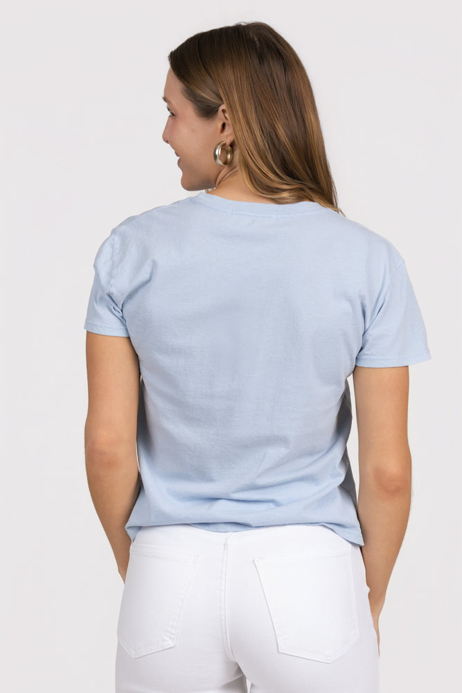 Powder Blue Harley Tee