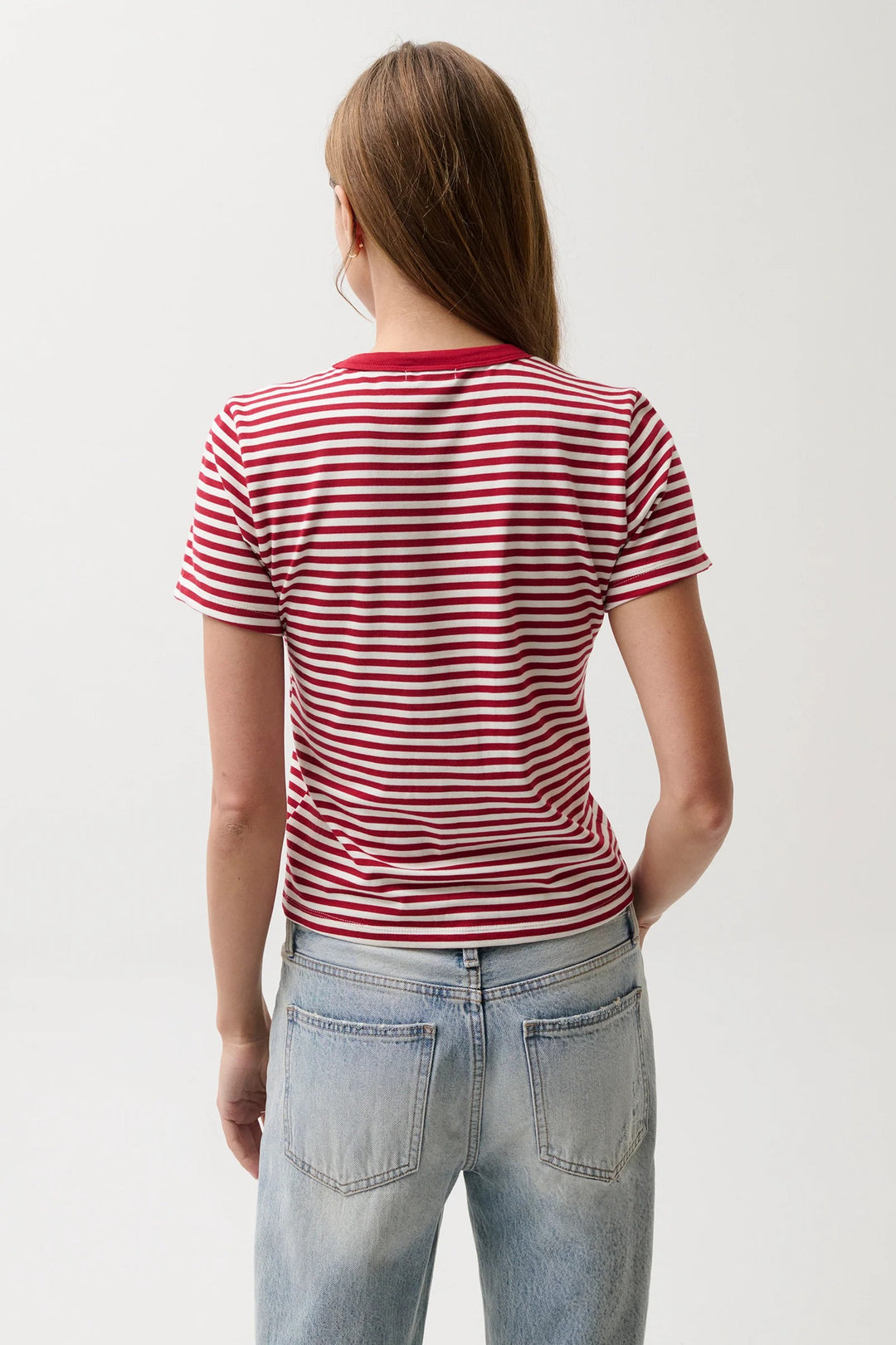 Racer Red Stripe Alba T-Shirt