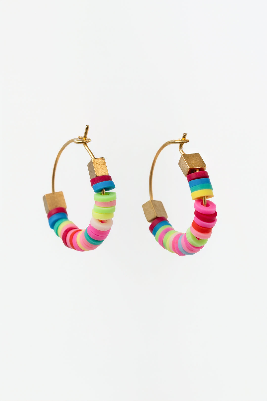 Rainbow Small Hoop Earrings