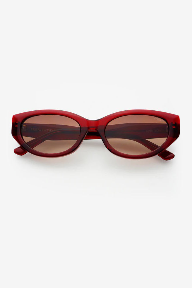 Red Ameli Cat-Eye Sunglasses