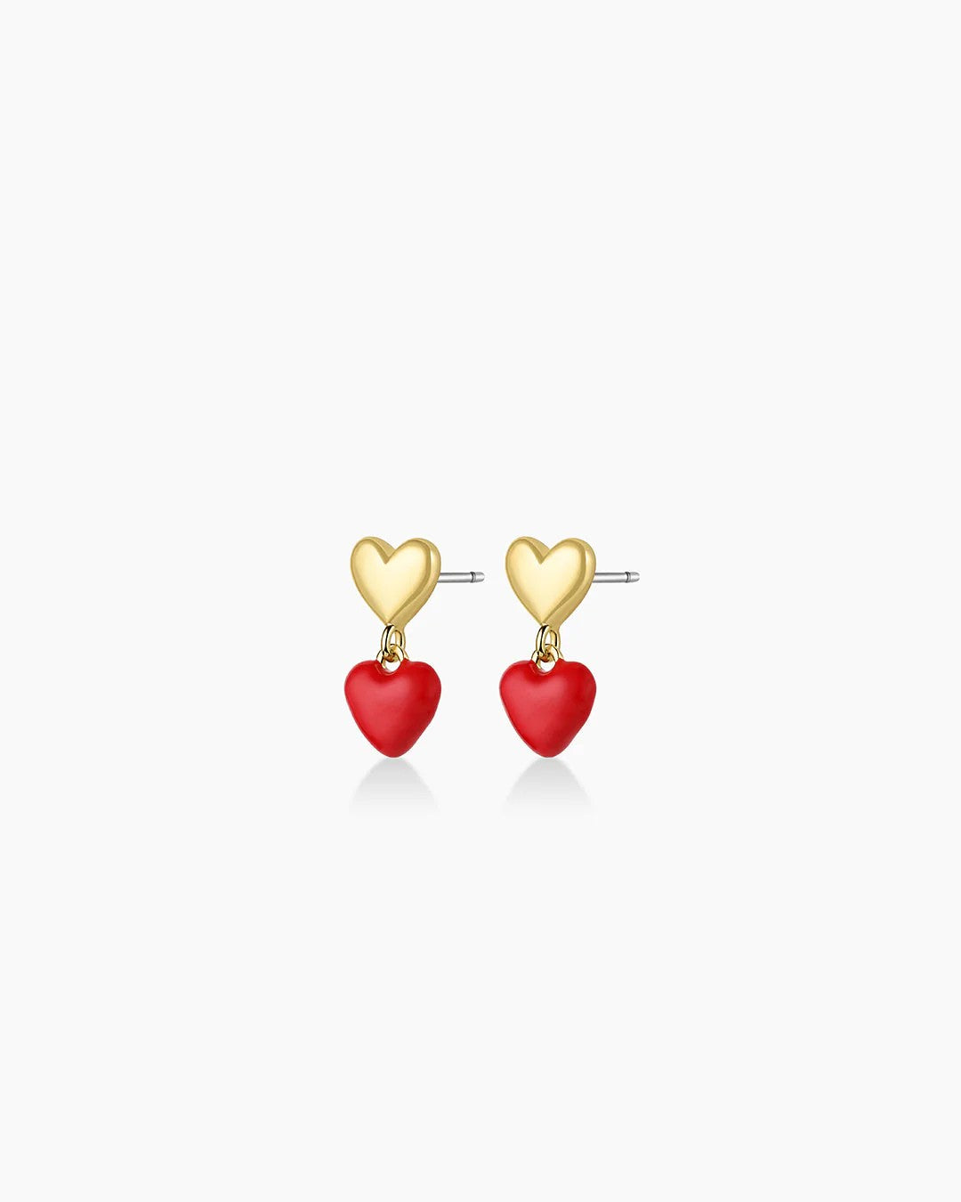 Red Gold Amour Earrings