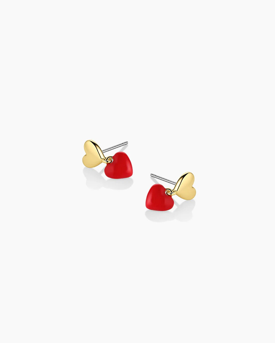 Red Gold Amour Earrings
