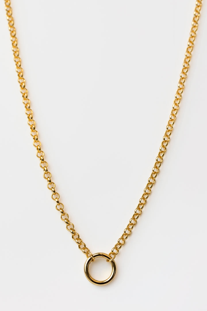 Rolo Chain With Charm Holder