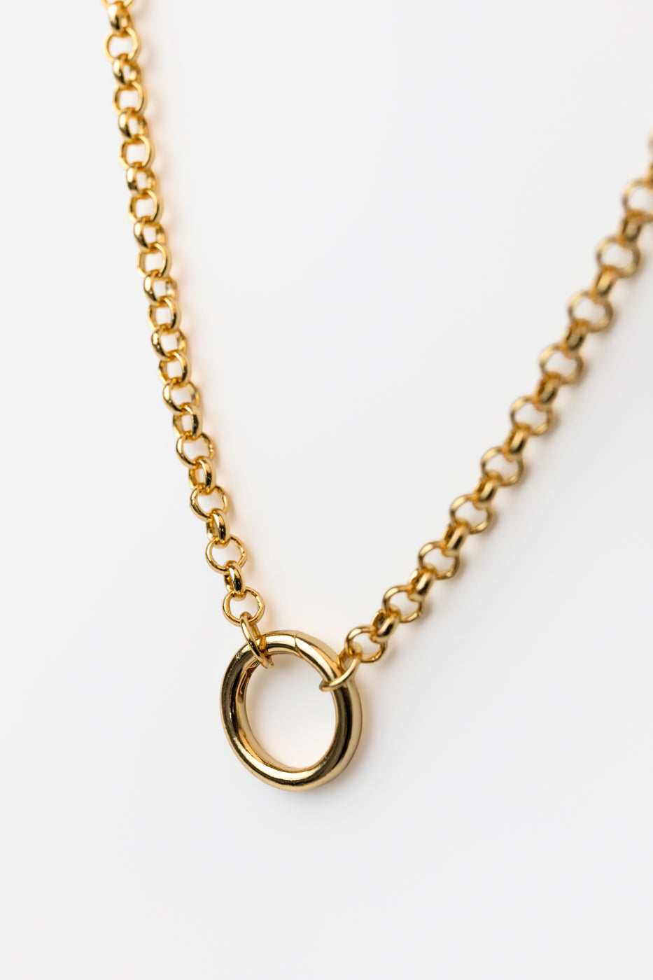 Rolo Chain With Charm Holder