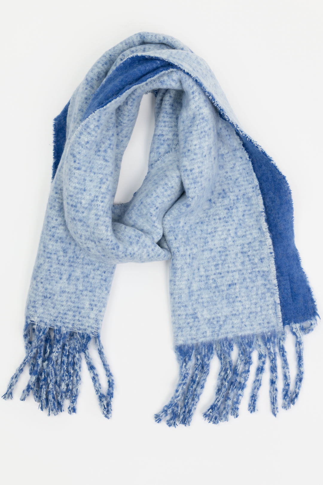 Royal Blue Knitted Scarf