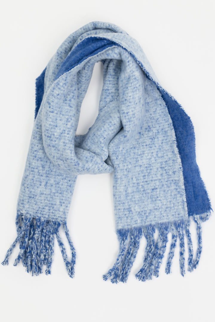 Royal Blue Knitted Scarf