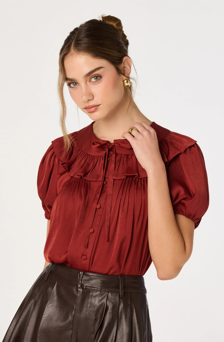 Rust Zayne Blouse