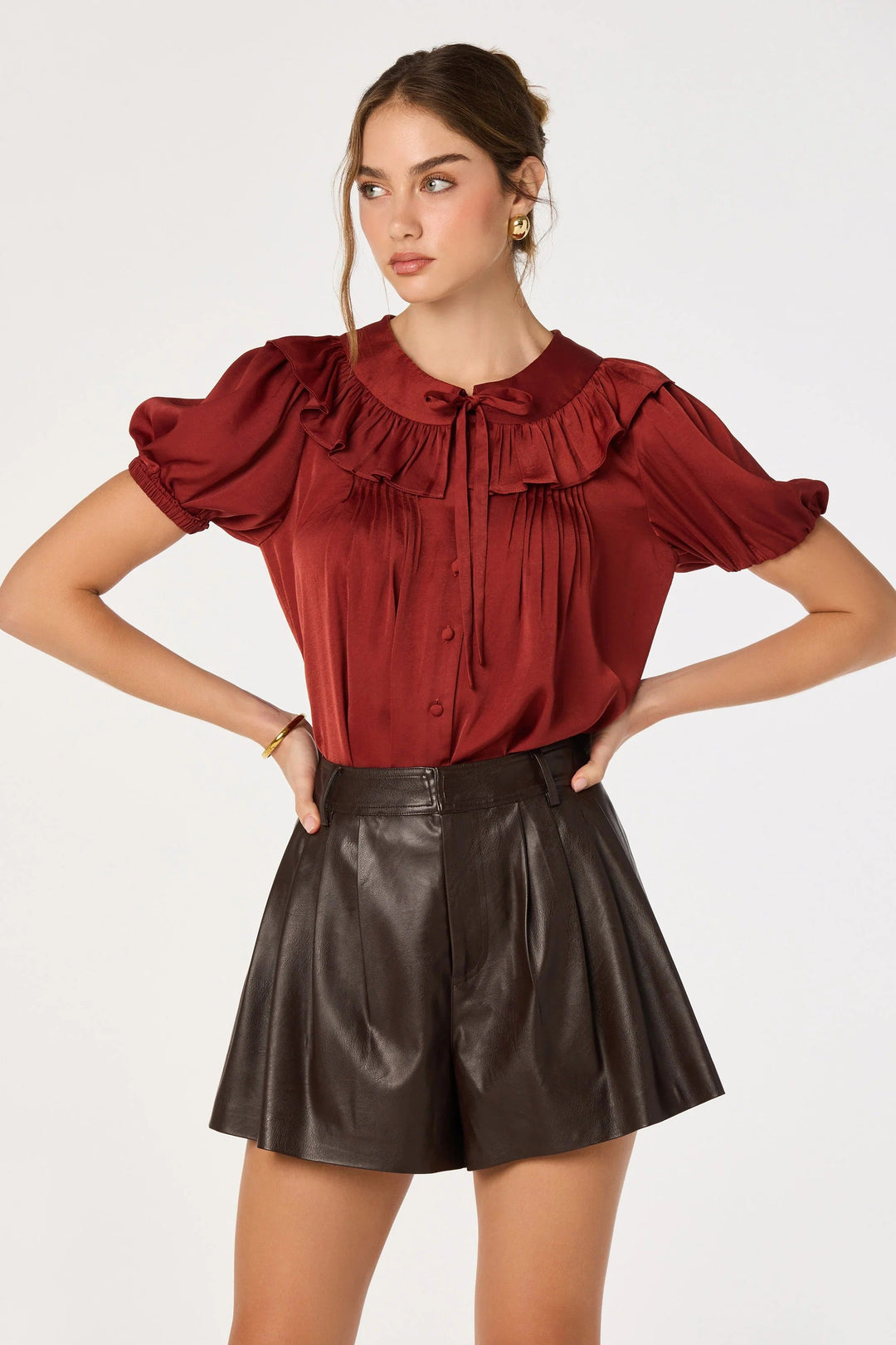 Rust Zayne Blouse