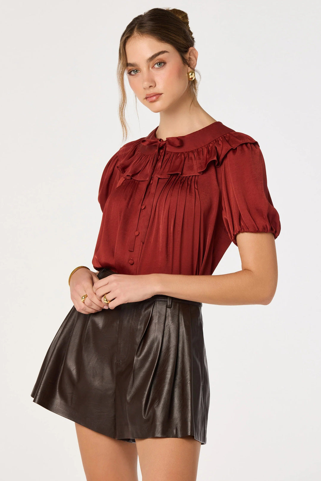 Rust Zayne Blouse