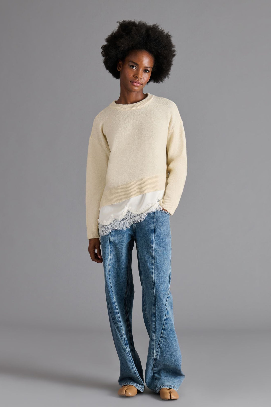 Cream Aries Sweater