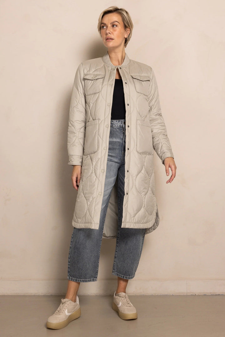 Sage Green Tara Quilted Coat