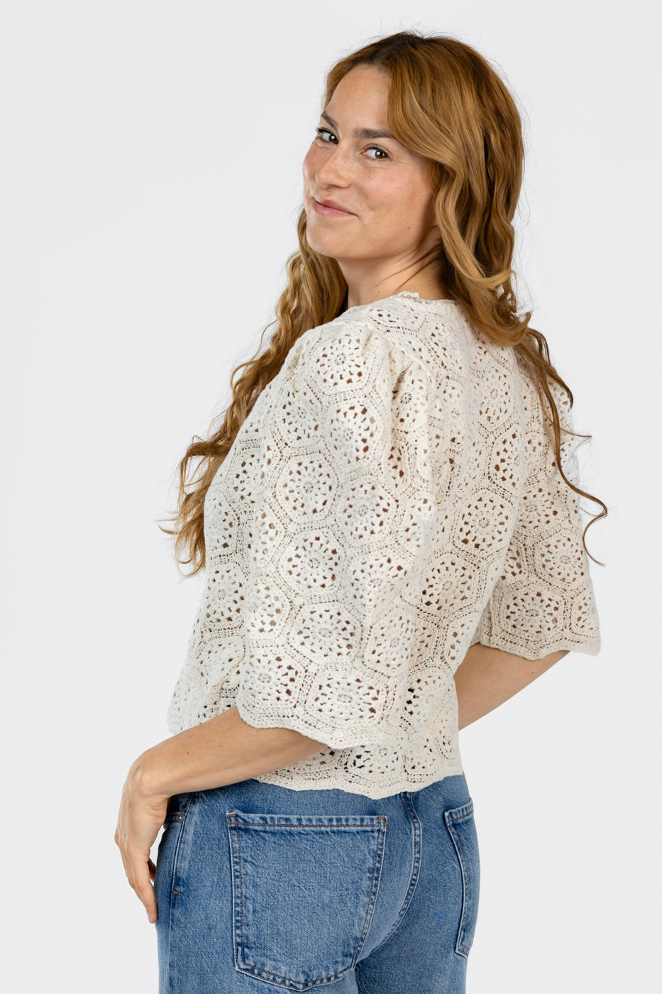 Sand Crochet Summer Cardigan