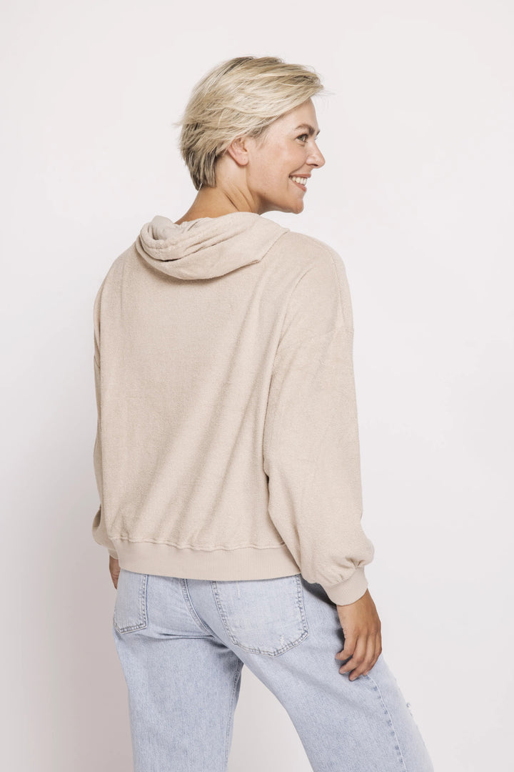 Sand Terry Xenia Sweatshirt