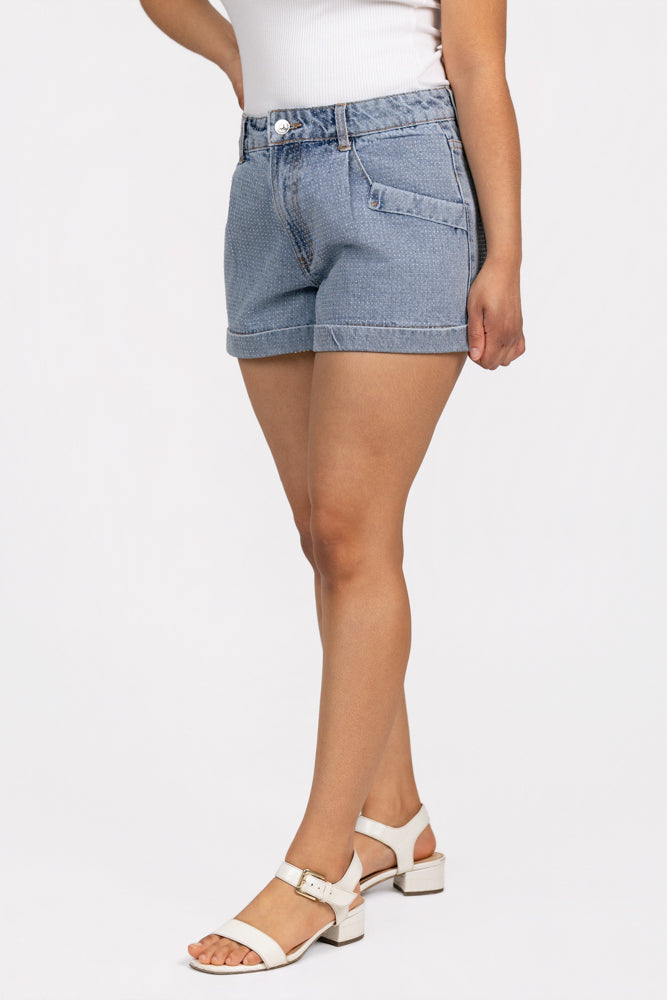 Seabreeze Blue Cici Short