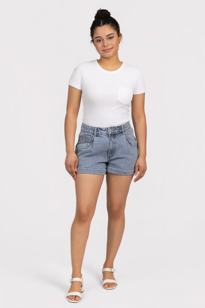 Seabreeze Blue Cici Short