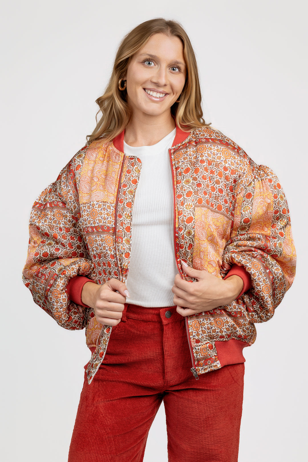 Sedona Patchwork Bomber Jacket