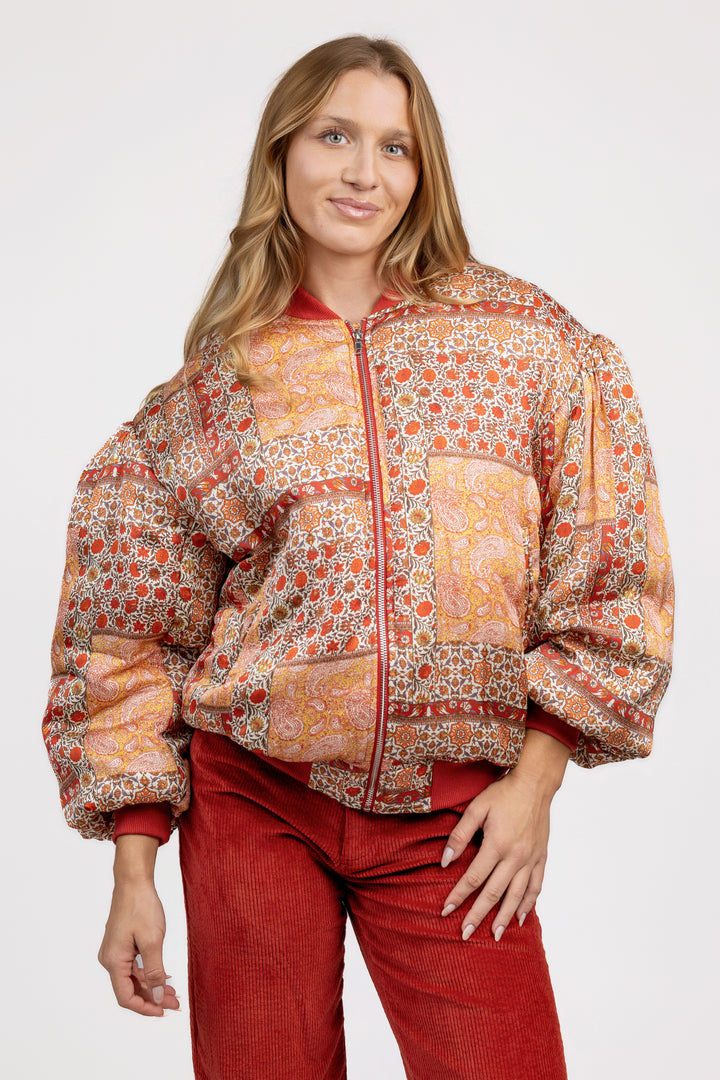 Sedona Patchwork Bomber Jacket