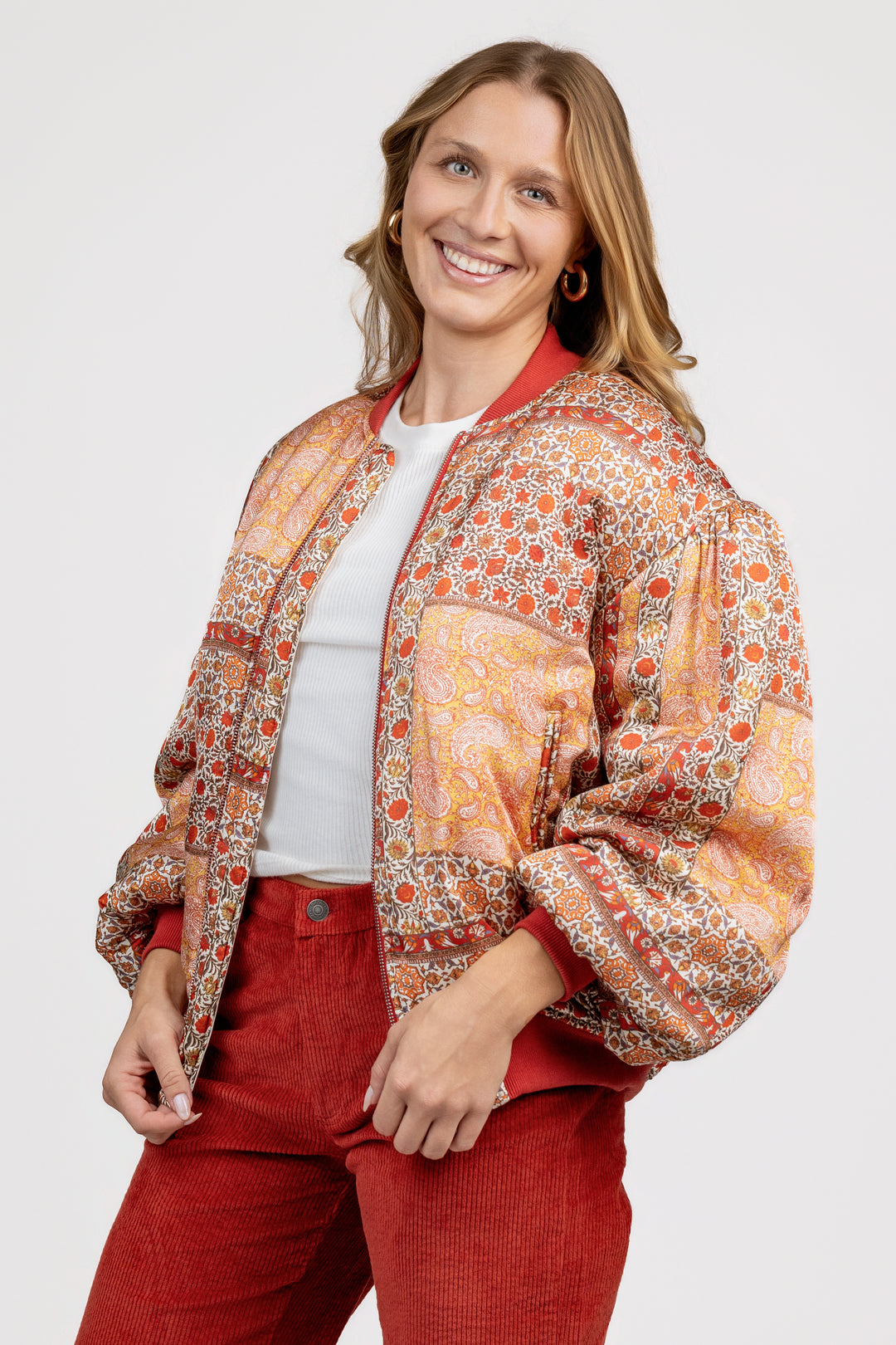 Sedona Patchwork Bomber Jacket