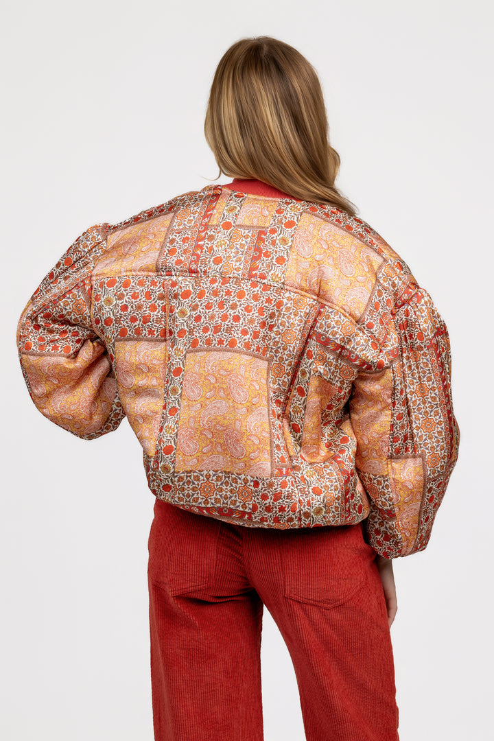 Sedona Patchwork Bomber Jacket