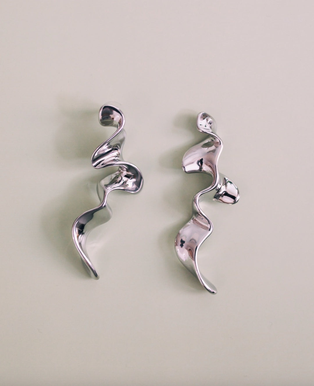 Silver Abstract Kelsee Earring