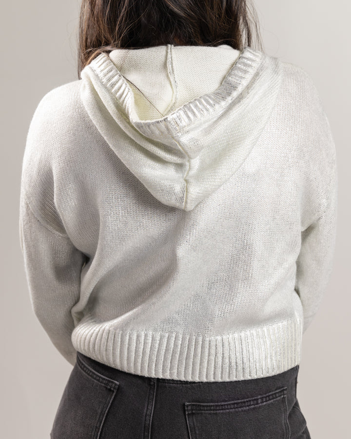 Silver Cameran Hooded Sweater