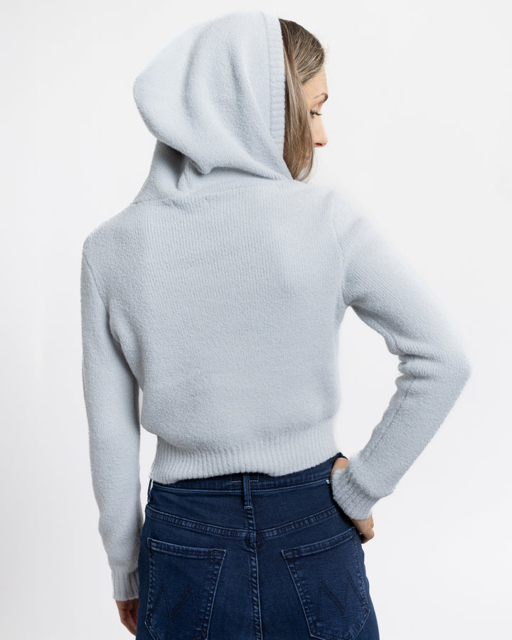 Slate Blue Hooded Hidra Sweater