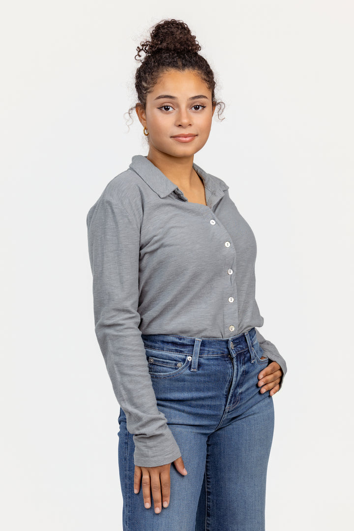 Slate Blue Shirt
