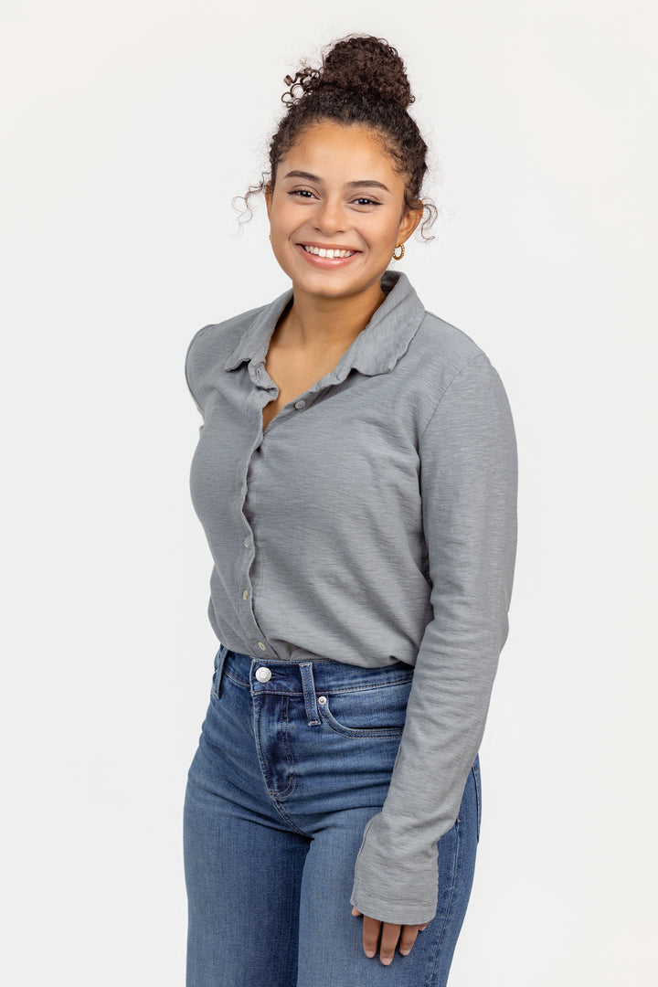 Slate Blue Shirt