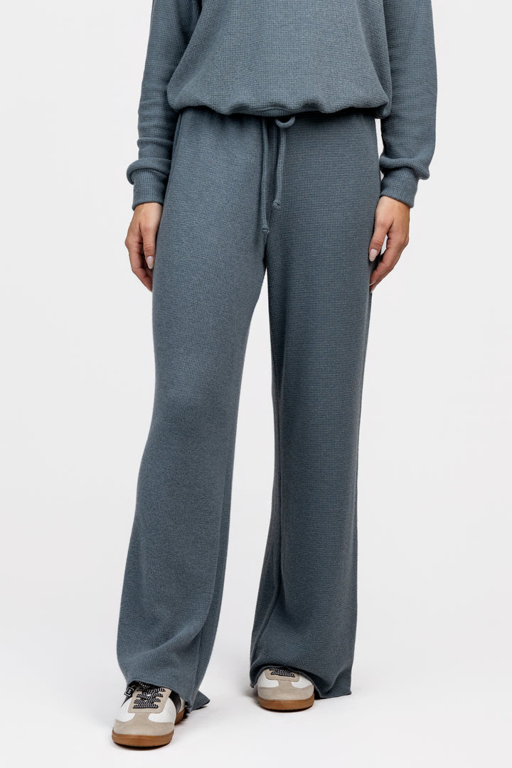 Slate Blue Maddie Drawstring Pant