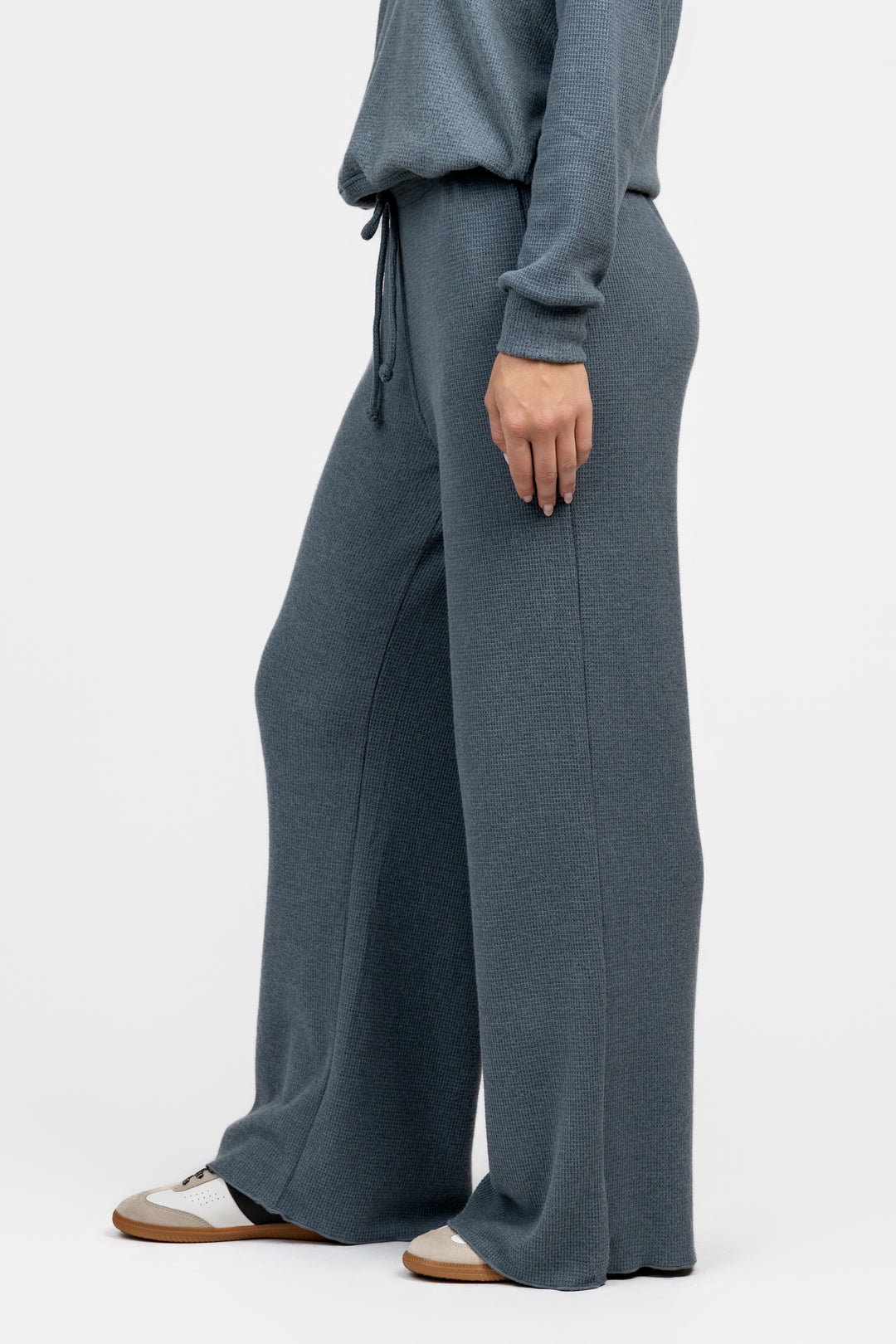 Slate Blue Maddie Drawstring Pant