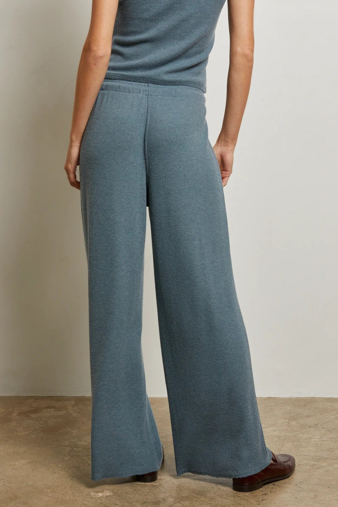 Slate Blue Maddie Drawstring Pant