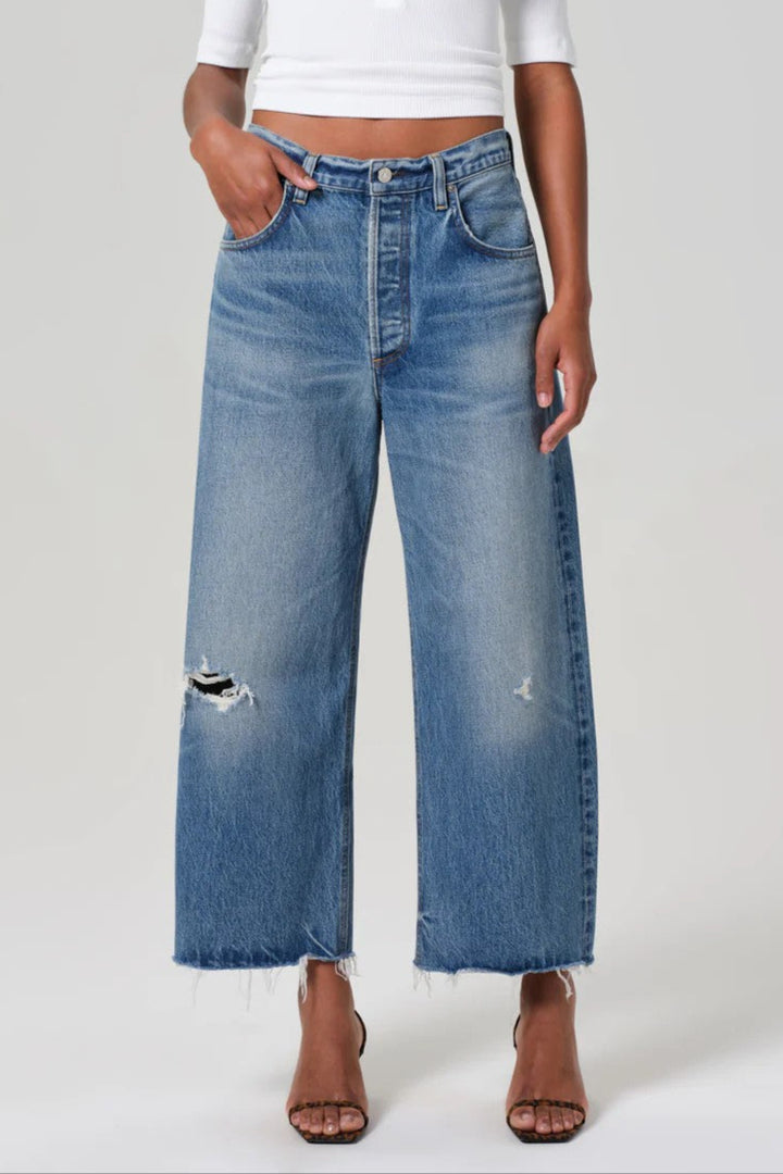Solano Raw Hem Crop Ayla Jean