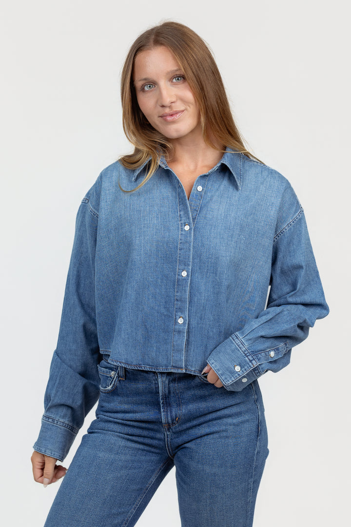 Somerset Cropped Ana Denim Shirt