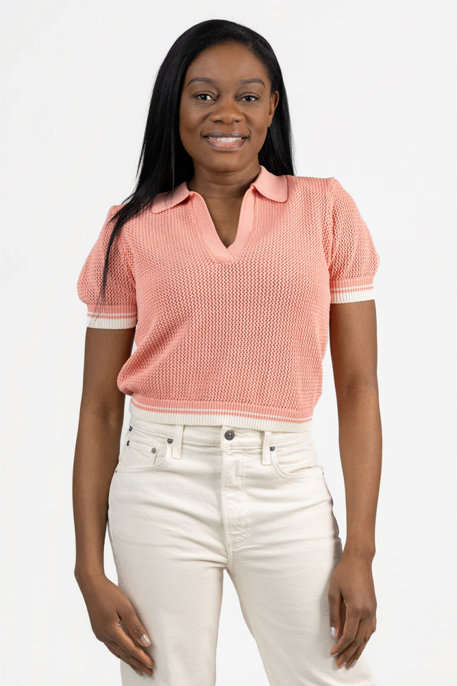 Spiced Coral Aspyn Top