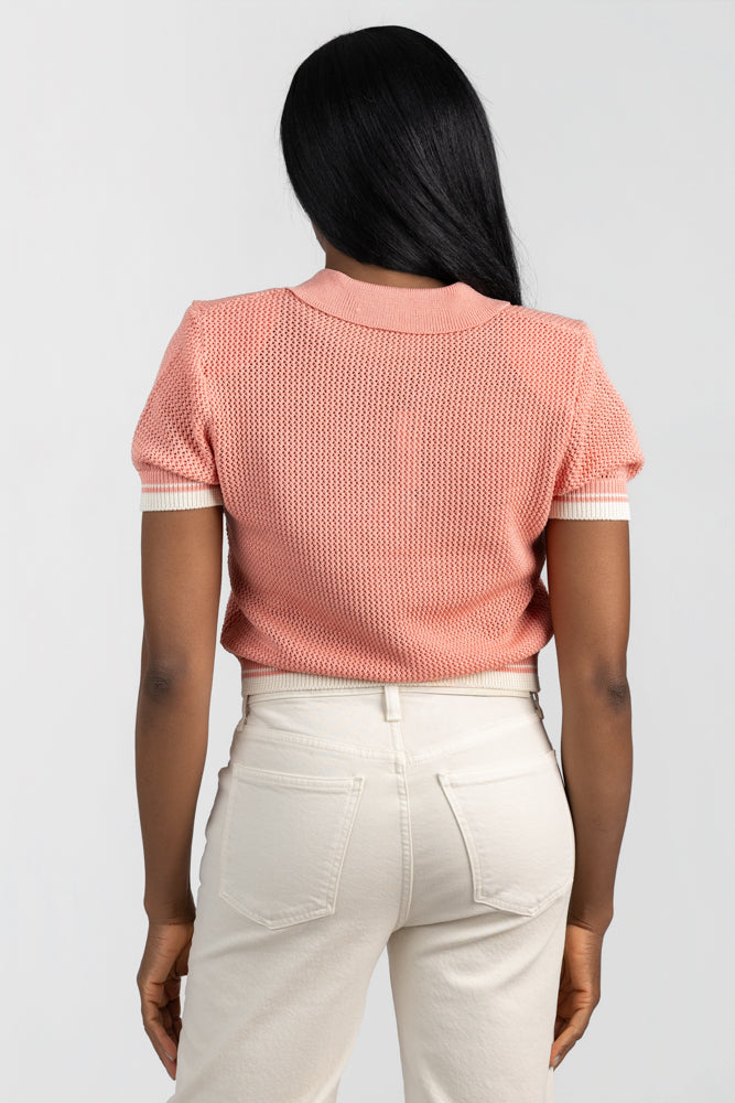 Spiced Coral Aspyn Top