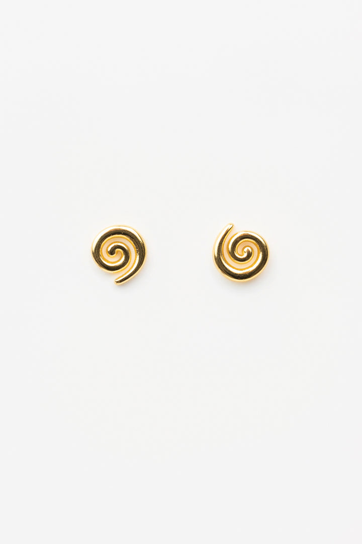 Spiral Stud Earrings