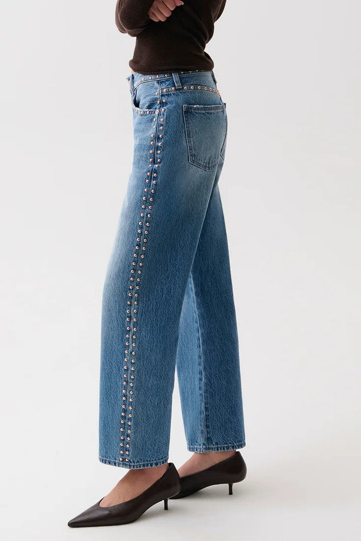 Star Studded Bowed Straight Lexi Jean