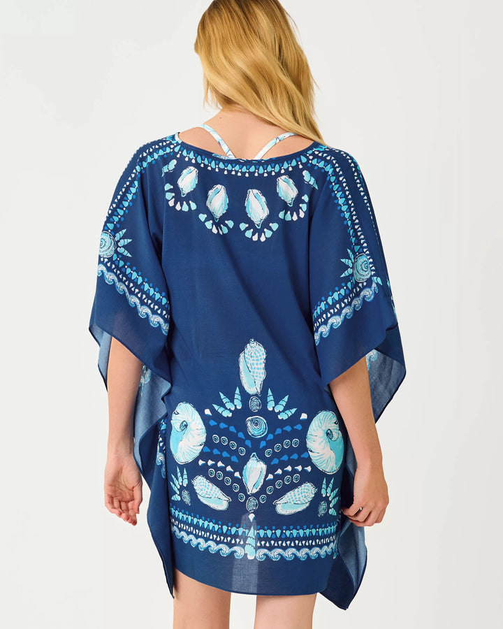 Starlight Navy Shell Airsy Coverup