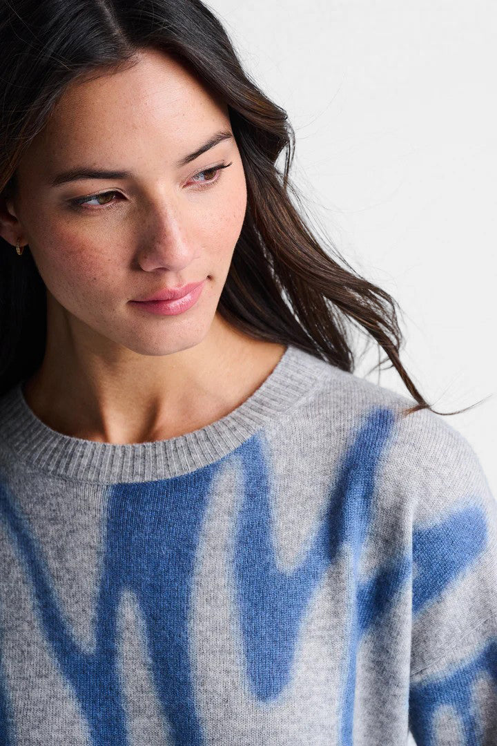 Stone Freeform Sweater