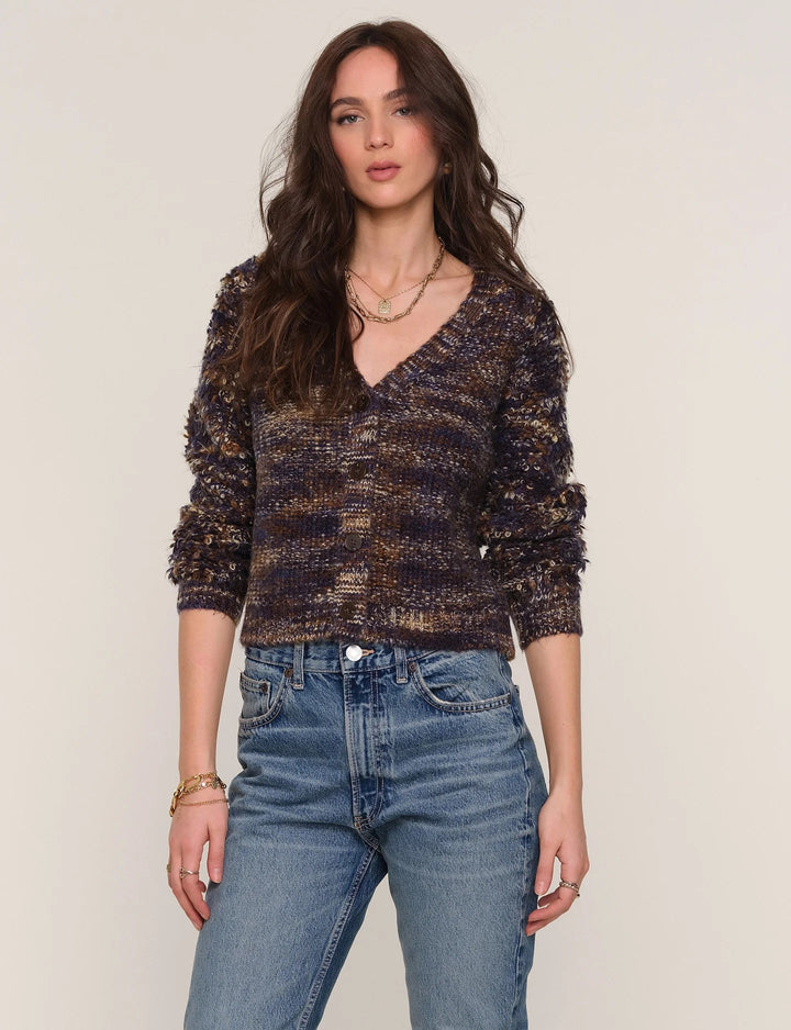 Stormy Mélange Dara Cardigan