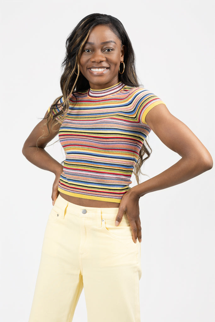 Striped Selene Sweater T-Shirt