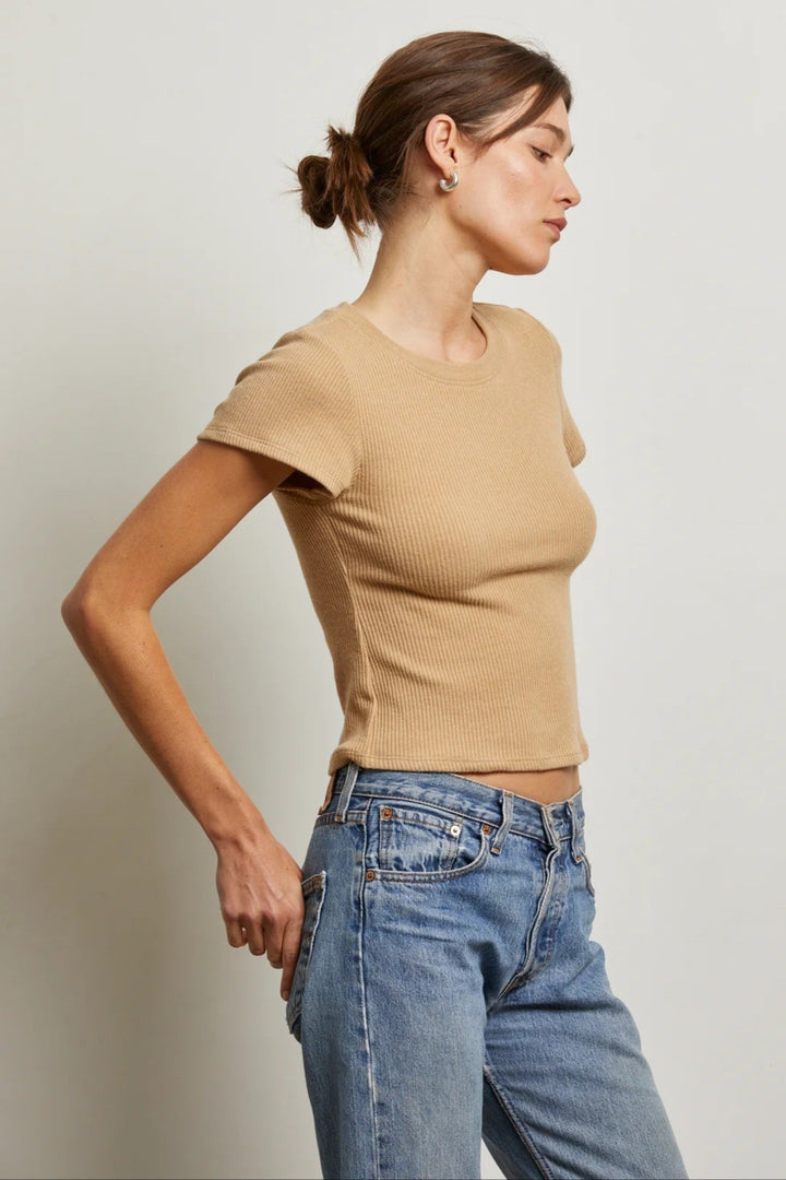 Suede Gabby Tee