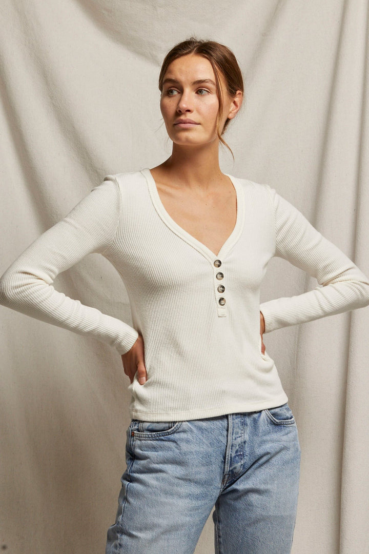 Sugar Rib Knit Evangeline Top