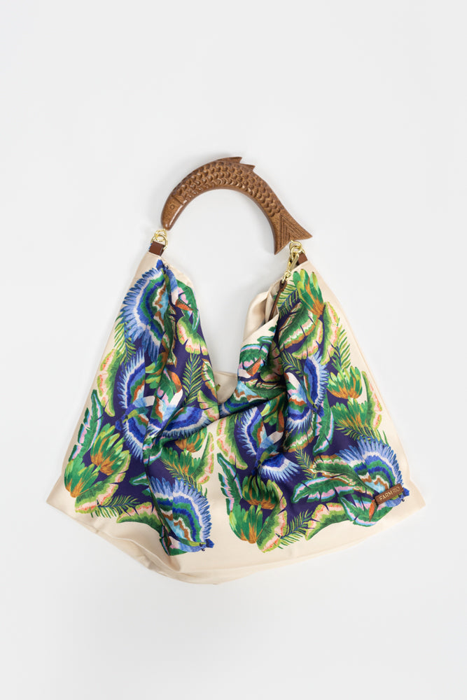 Sunny Paradise Satin Scarf Mini Bag