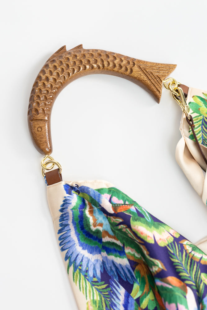 Sunny Paradise Satin Scarf Mini Bag