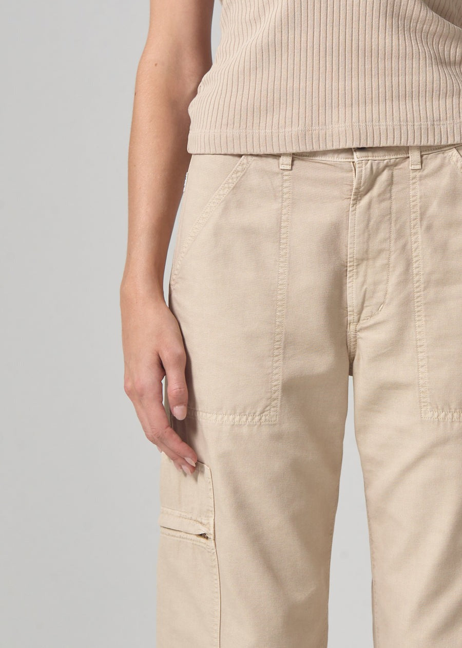 Taos Sand Sateen Marcell Cargo Pant