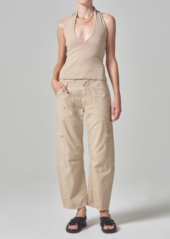 Taos Sand Sateen Marcell Cargo Pant