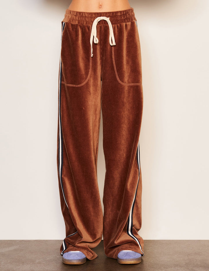 Taupe Wide Leg Corduroy Pant