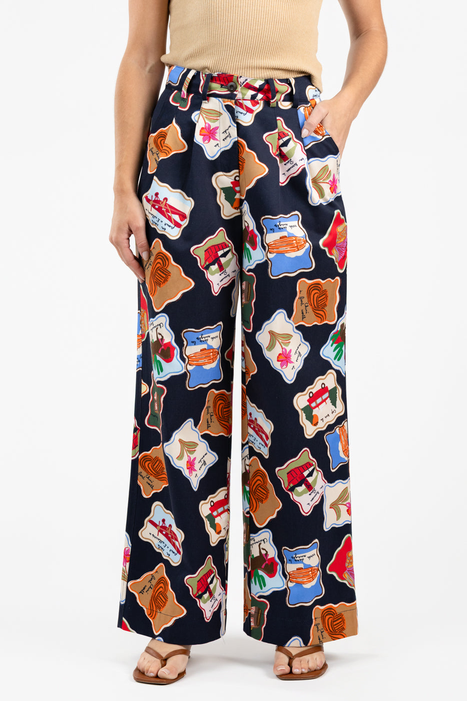 Timbres Print Etherlam Pant