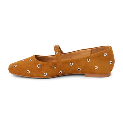 Tobacco Mick Ballet Flat